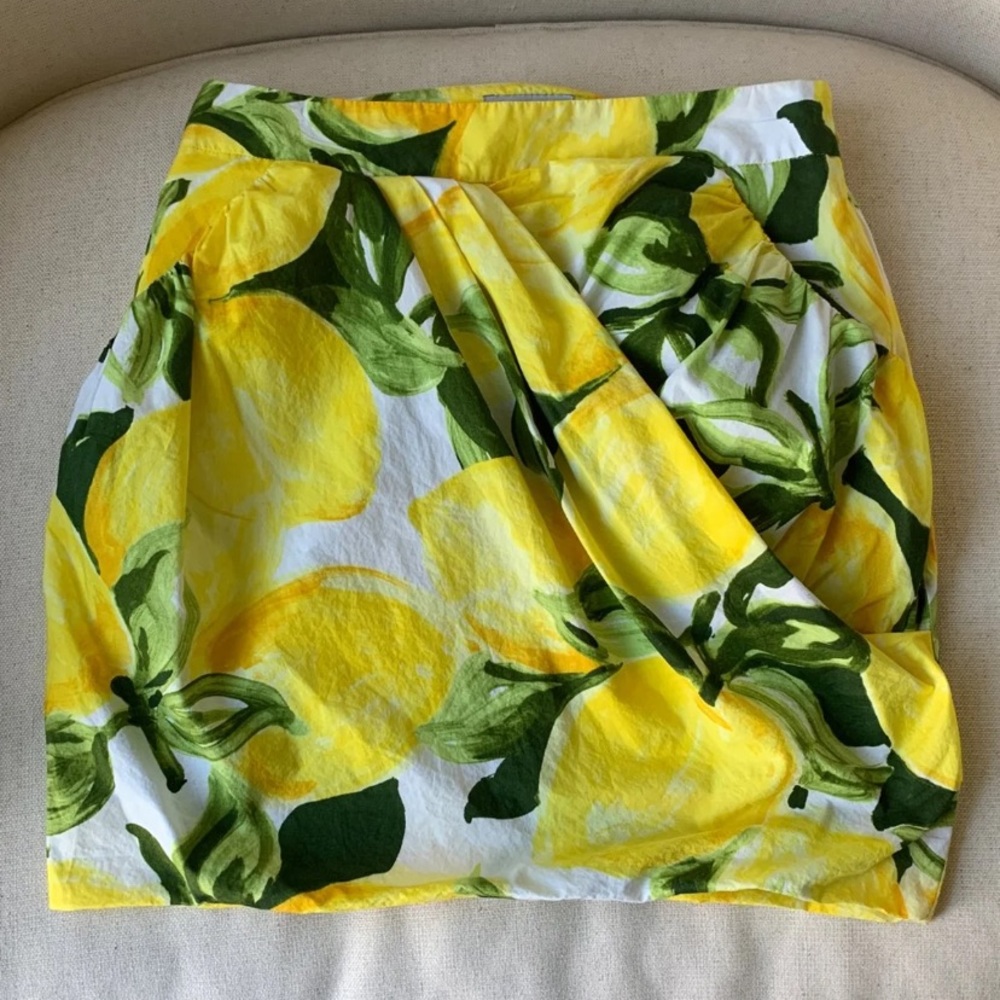 Moschino Lemon Print skirt Sz S